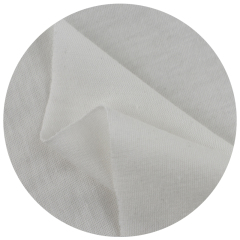 40S 100% cotton fabric single jersey white t shirt fabric quick dry wefr knitted fabric for underwear
