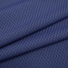 Manufacturer Single side knitted nylon elastic cool feeling breathable mesh fabric for T-shirt