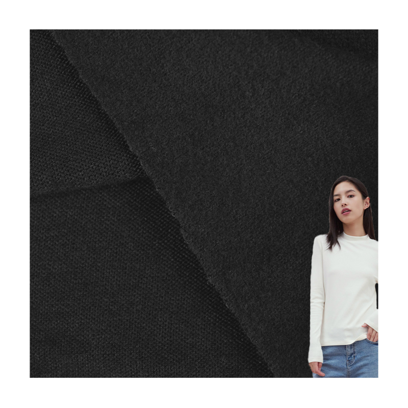 Cheap price 48 Rayon 48 Polyester 4 spandex RT knitted brushed single jersey fabric for bottomed shirt