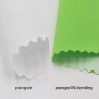 Knitted 230T taffeta pongee fabric 100% polyester With Pu Coating for protective garment  water resistant