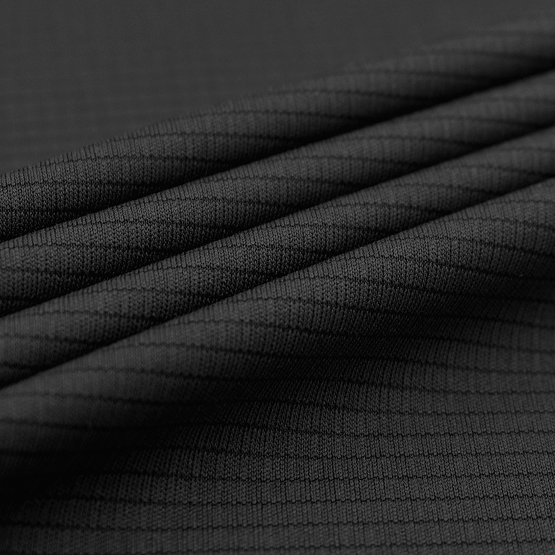 New arrival double jersey 100% polyester check fabric for t shirt sportswear