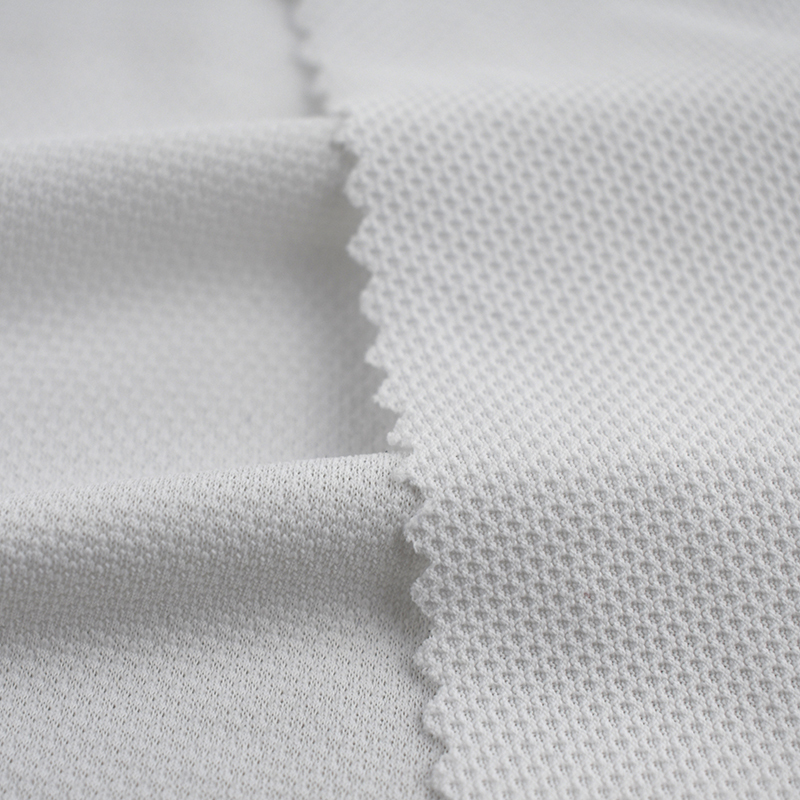 75D Soft and quick dry Polyester stretch mesh jersey fabric for T-shirt Yoga wear