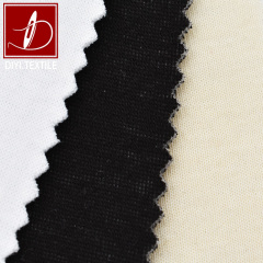 In stock TR cotton terylene scuba fabric thicken double jersey solid knit fabric for garment