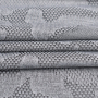 Breathable quick drying Single sided polyester stretch knitted jacquard mesh spandex fabric for T-shirt