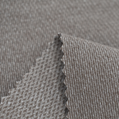 Textile knitted spandex cationic polyester interlock jacquard brushed zurich fabric for bottomed shirt