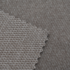 Textile knitted spandex cationic polyester interlock jacquard brushed zurich fabric for bottomed shirt