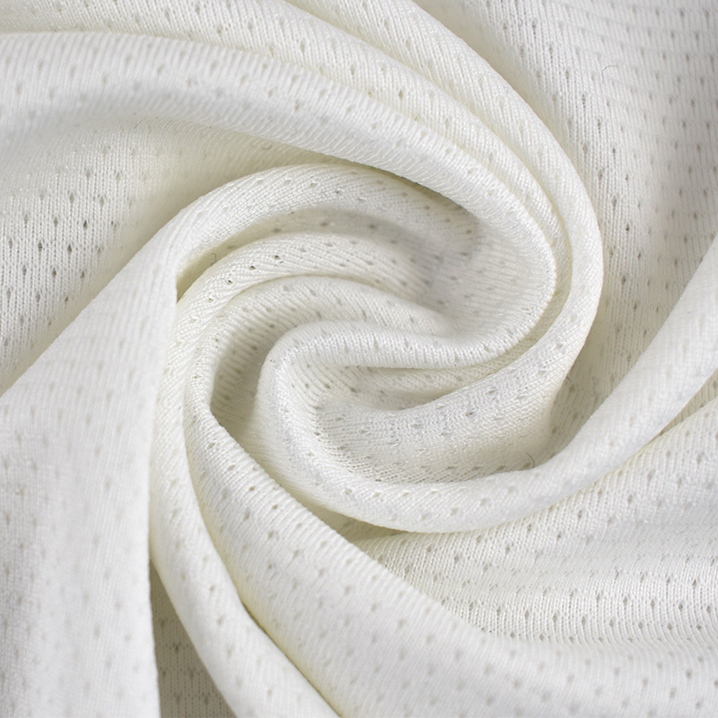 DIYI Textile 100% polyester triangle mesh jacquard fabric for basketball shirt