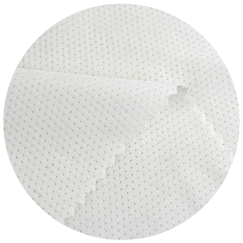 DIYI Textile 100% polyester triangle mesh jacquard fabric for basketball shirt