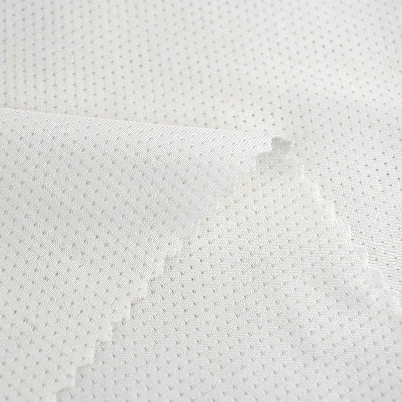 DIYI Textile 100% polyester triangle mesh jacquard fabric for basketball shirt
