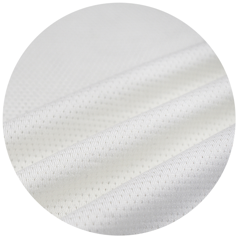 DIYI Textile 100% polyester triangle mesh jacquard fabric for basketball shirt