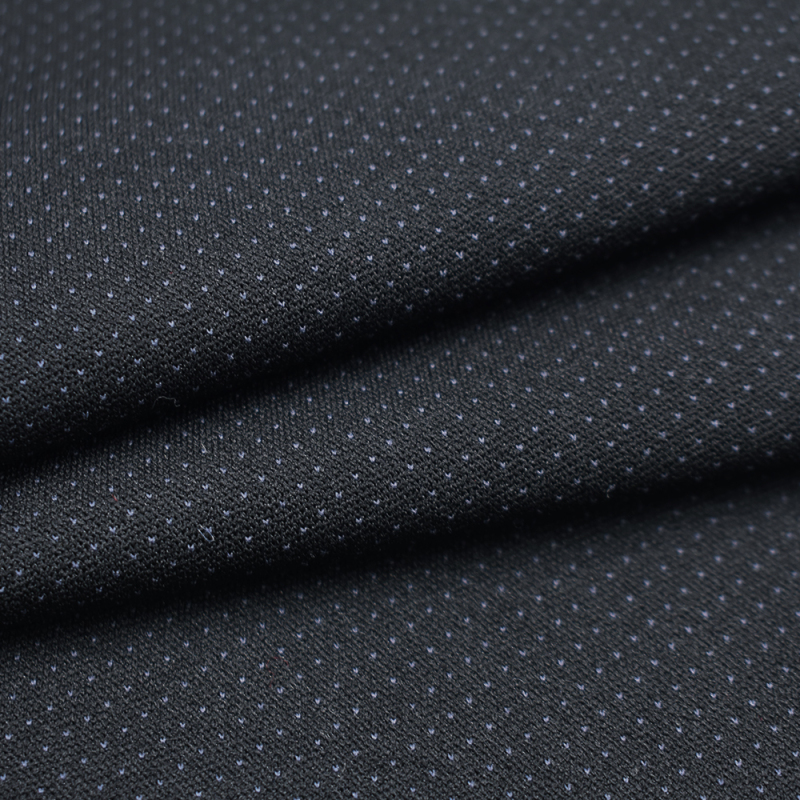 Double side different colors Cationic polyester jacquard space scuba knit fabric for Jacket