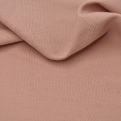 Knitted Imitation cotton stretch polyester french terry fleece fabric for hoodie