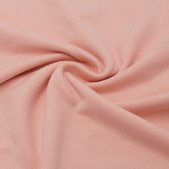 Polyester peach skin fabric single jersey knit cation lycra spandex fabric for garment