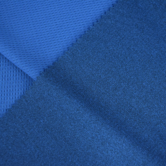 Quick dry and breathable Cationic polyester 100% polyester bird eye mesh knit fabric for T-shirt