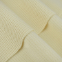 Textile manufacturers 40S Anti pilling solid colors 100% polyester cotton like waffle fabric for home wear