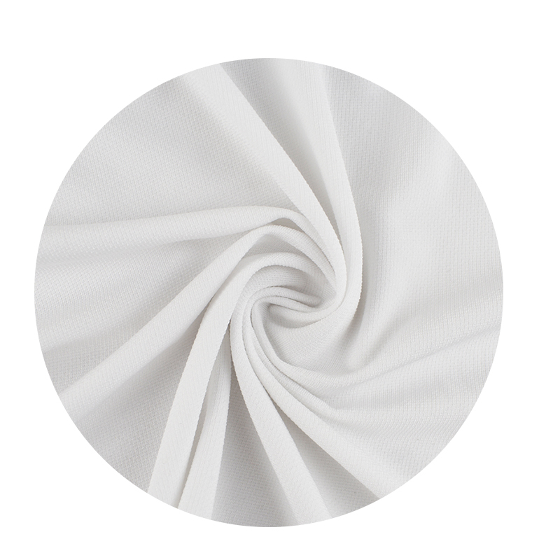 Ultrathin 50D polyester spandex mesh fabric for sports yoga t shirt dry fit