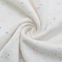 Textile manufacturers TC french terry colored dot cotton polyester knit fabric for sweaters and hoodie