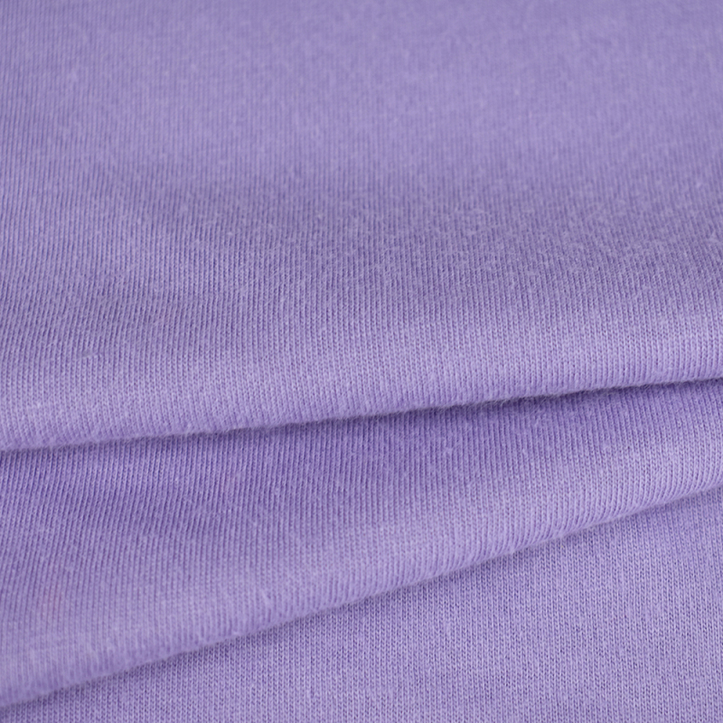 Cheap price ready goods TC knitted 65 polyester/ 35 cotton single jersey fabric for T-shirt lining