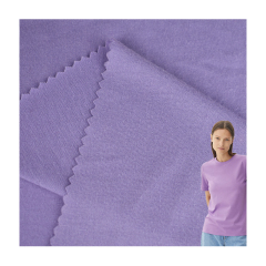 Cheap price ready goods TC knitted 65 polyester/ 35 cotton single jersey fabric for T-shirt lining