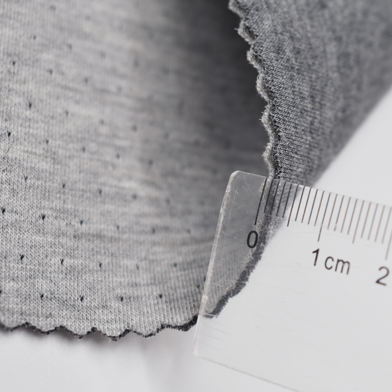 Hot sale thickness 2mm TR polyester rayon triangle mesh jacquard dyeing knitting space scuba fabric for hoodie sweatshirt