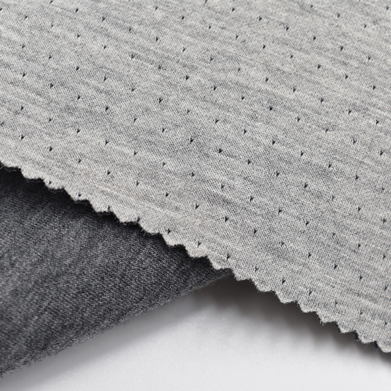 Hot sale thickness 2mm TR polyester rayon triangle mesh jacquard dyeing knitting space scuba fabric for hoodie sweatshirt