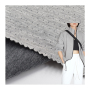 Hot sale thickness 2mm TR polyester rayon triangle mesh jacquard dyeing knitting space scuba fabric for hoodie sweatshirt