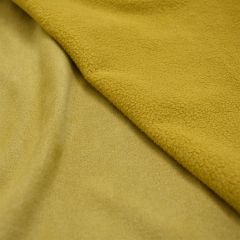 Wholesale dyed 100% polyester suede polar fleece fabric for hoodie and sweater