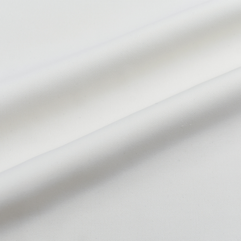 Long lasting cooling imitation nylon dull polyester ice silk spandex scuba knitted fabric for hoodie