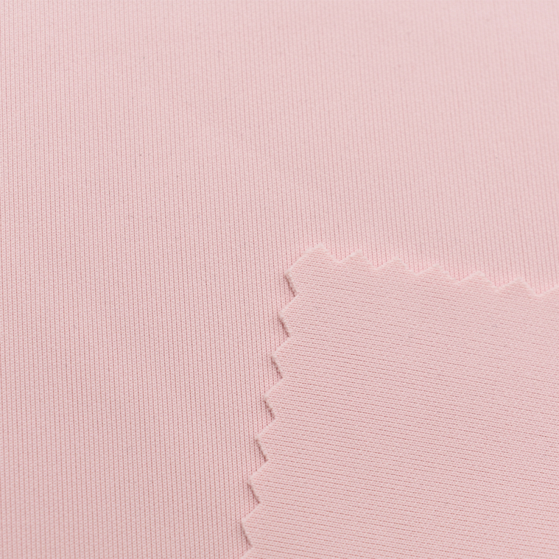 Long lasting cooling imitation nylon dull polyester ice silk spandex scuba knitted fabric for hoodie