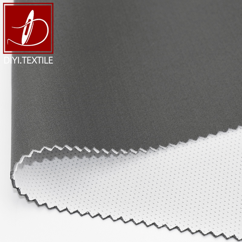 Biomass Graphene scuba knit fabric mesh 3D sandwich polyester spandex for coat