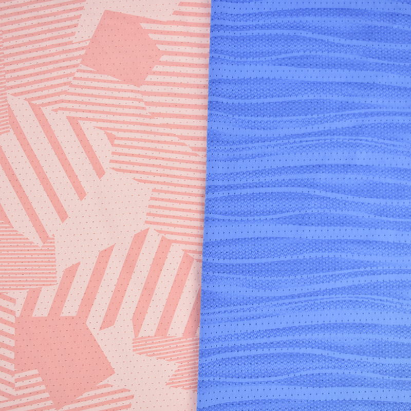 High elasticity cool feeling printed single jacquard mesh nylon fabric spandex for T-shirt 150gsm