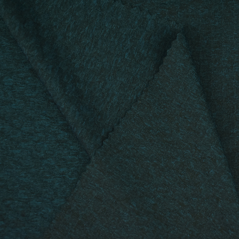 New fashion single check jacquard nylon polyester knitted spandex fabric for T-shirt 170gsm
