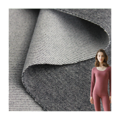 Winter thermal soft twill spandex ART acrylic rayon polyester brushed fabric for Thermal Underwear