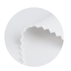 High quality 75D scuba knitting air layer fabric white spandex polyester fabric