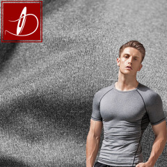 GRS RCS Recycled polyester spandex fabric for sportswear T-shirt