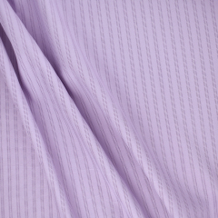 Moisture Wicking horizontal stripe jacquard 80% polyester solid stretch knit fabric 20% spandex for T-shirt