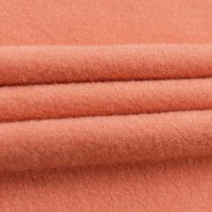 GRS recycled Eco-friendly high elastic brushed double jersey rayon cotton fleece fabric for thermal underwear