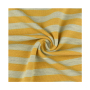 Fashion pattern Recycled 95% polyester 5% spandex stripe yarn dyed jersey fabric for t-shirt 200gsm