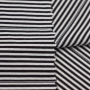 Single jersey stripe t shirt fabric 4-way stretch breathable recycled fabric