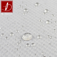 China supplier water repellent pique spandex mesh t shirt fabric 4 way stretch for sports