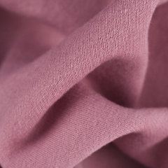 Wholesale knitted 225gsm brushed 100% polyester fleece fabric for hoodie