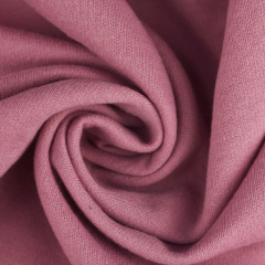 Wholesale knitted 225gsm brushed 100% polyester fleece fabric for hoodie
