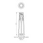 WPG Erlenmeyer flask - WPGM-30-3