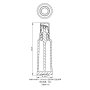 WPG Erlenmeyer flask - WPGM-50-3