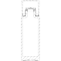 FPG Round square bottle - FPGL-100-4