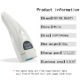 New Home Beauty Equipment Photon Skin Rejuvenation Hair Light Removal Device At Home
