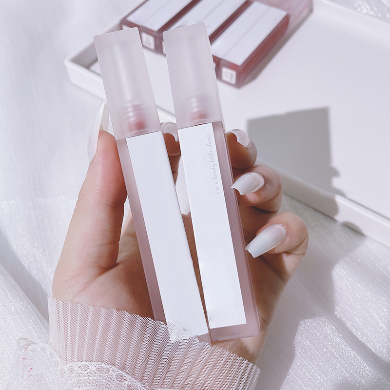 Custom Logo Clear Glass Luxury Matte Moisturizing Lip Gloss