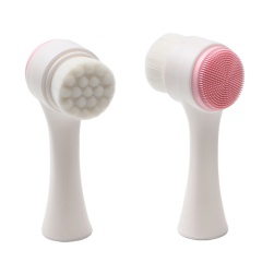 Factory 2 Sides Silicone Facial Cleansing Brush Face Cleaning Massage Tool