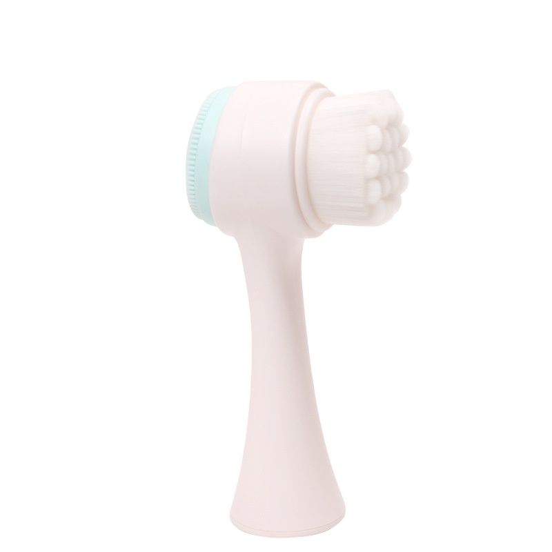 Factory 2 Sides Silicone Facial Cleansing Brush Face Cleaning Massage Tool