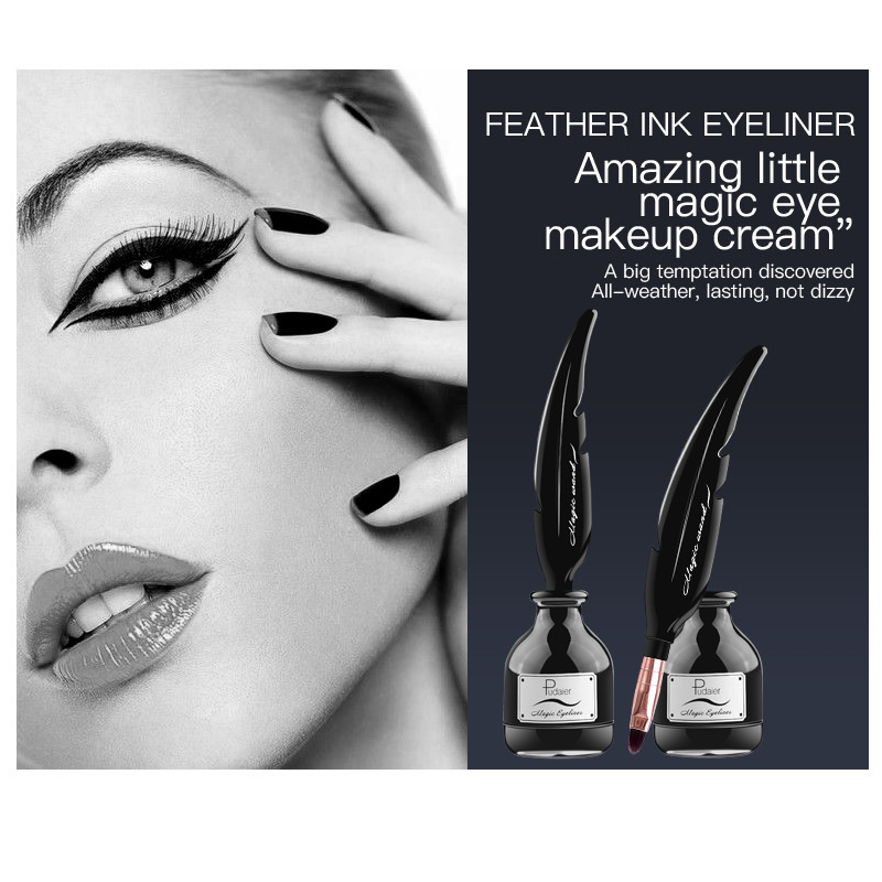 Factory Long Lasting Black Waterproof Eyeliner Gel with Brush Tools Pigments Gel low MOQ Eye Liner Cream